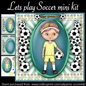 Lets Play Soccer Mini Kit