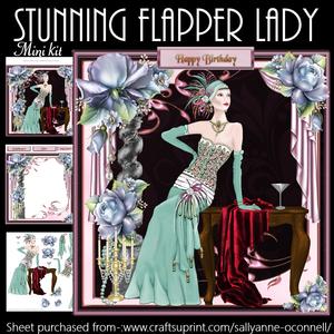 Stunning Flapper Lady Mini Kit
