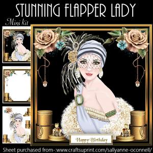Stunning Flapper Lady Mini Kit