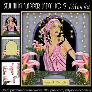Stunning Flapper Lady No 9 Mini Kit