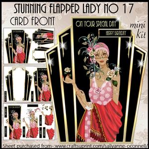 Stunning Flapper Lady No 17 Mini Kit