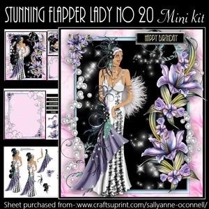 Stunning Flapper Lady No 20 Mini Kit