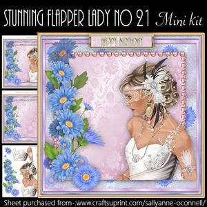 Stunning Flapper Lady No 21 Mini Kit