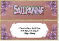 Insert Dl Name Card Salllyanne