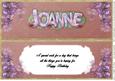 Insert Dl Name Card Joanne