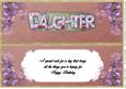 Insert Name Card Daughter
