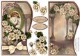 Scallop Shaped Vintage Lady with Matching Insert No2