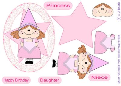 Princess Maggie - Quick Card