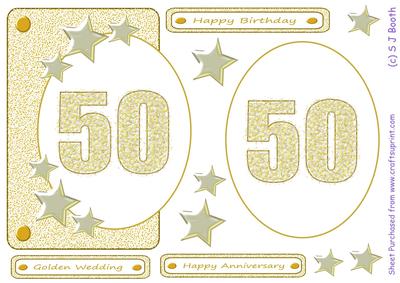 Happy 50th Anniversary or Birthday