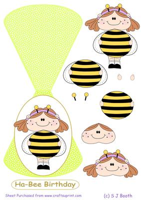 Ha-bee Birthday Maggie Bee Wobble