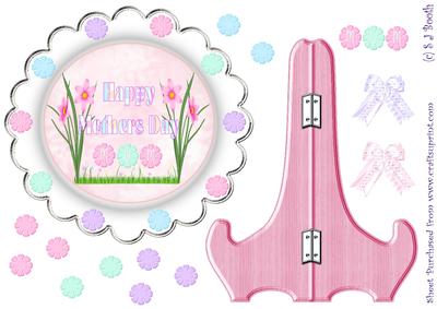 Flowers Mothers Day Plate