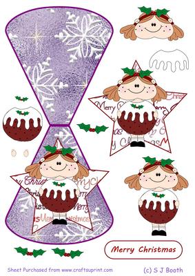 Maggie Xmas Pud Wobble - Purple