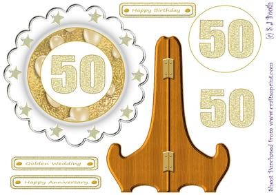 50 Years Wedding Anniversary Plate