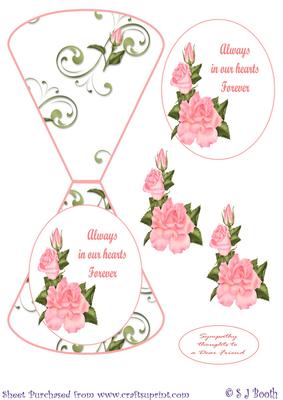 Always in Our Hearts Coral Roses