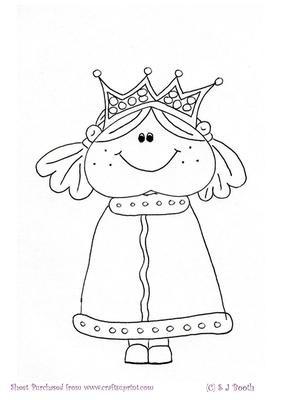 Queen Maggie Digital Stamp