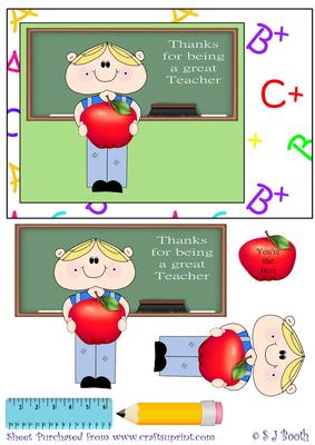Max Teacher Thanks Card Front