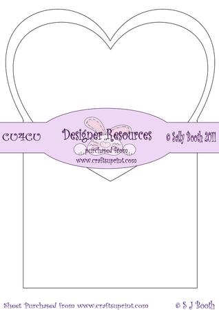 Heart Shaped Card Front