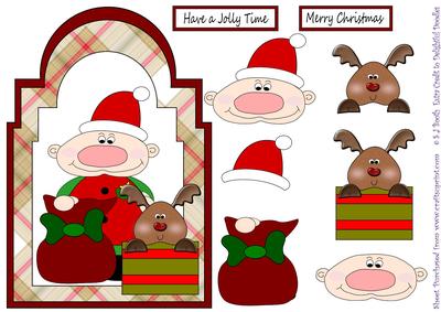 Santas Helper and Rudolph