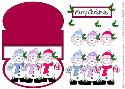 Snowpeople Wobble/rocker