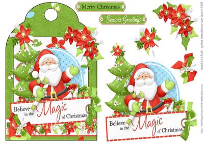 Believe in the Magic Shaped Card Front