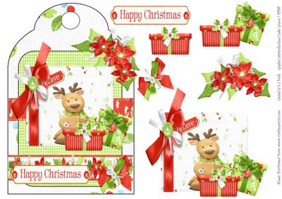 Reindeer Happy Christmas