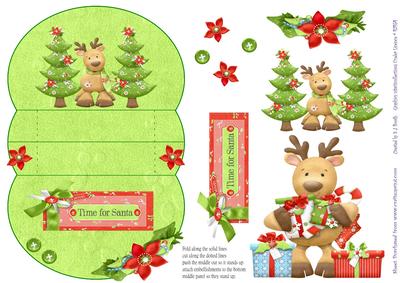 Time for Santa 3D Mini Stepper