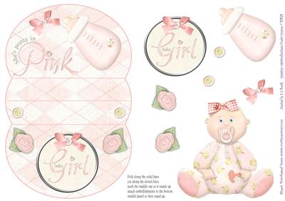 Baby Girl 3D Mini Stepper