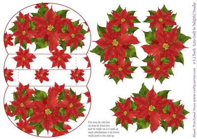 Poinsettia Passion 3D Mini Stepper