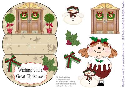 Maggie Xmas Pud 3D Mini Stepper