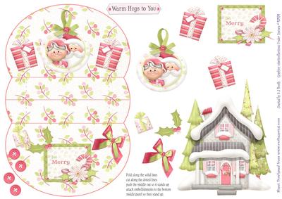Mr and Mrs Warm Hugs 3D Mini Stepper