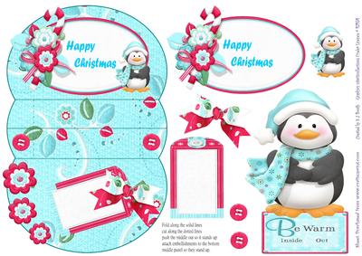 Be Warm Penguin 3D Mini Stepper