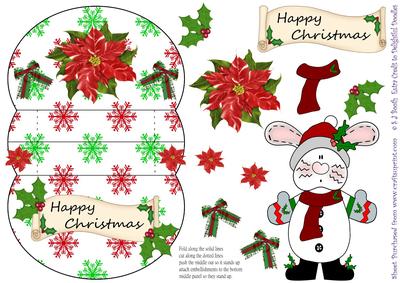 Christmas Bunny 3D Stepper