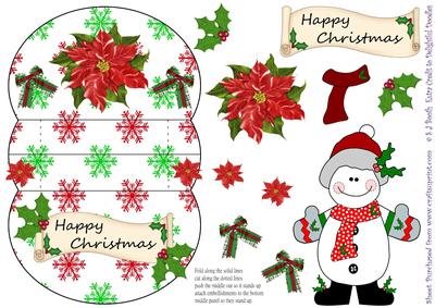 Christmas Snowman 3D Mini Stepper