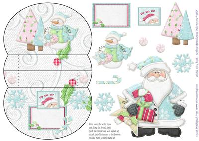 Father Christmas Blue