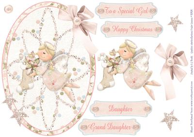 Pink Angel Daughter/special Girl