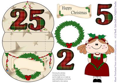 Christmas Maggie 3D Mini Stepper