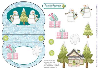 Frosty the Snowman 3D Mini Stepper