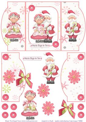 Mr & Mrs Warm Hugs - Mini Gatefold