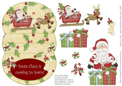Santa Claus is Coming to Town 3D Mini Stepper