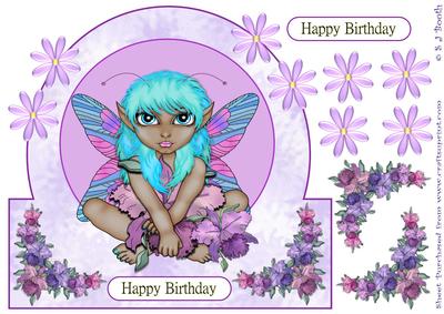 Lilac Flower Fairy