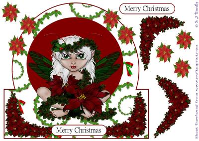 Poinsettia Xmas Fairy