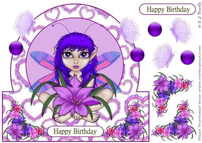 Purple Flower Fairy