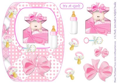 It's a Girl Card Front