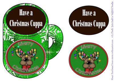 Christmas Cuppa - Christmoose Green