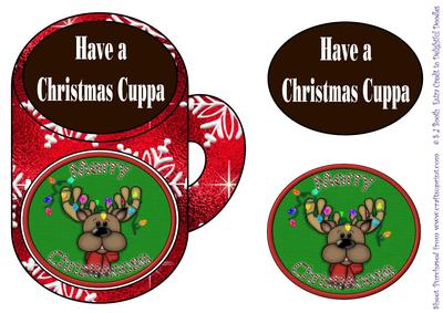 Christmas Cuppa - Christmoose - Red