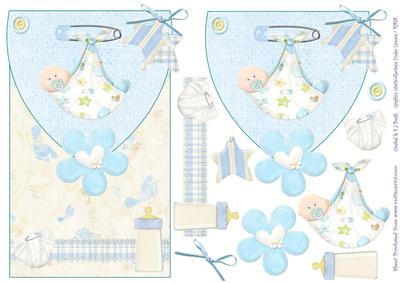 Baby Boy Envelope Front