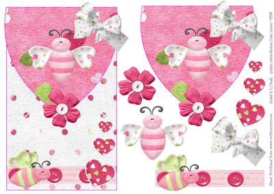Hearts & Spots Envelope Card Front