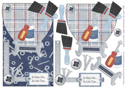 So Many Jobs, So Little Time Envelope Card Front