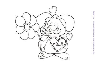 Mum Bunny Digital Stamp