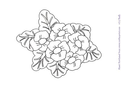 Flower Posy Digital Stamp